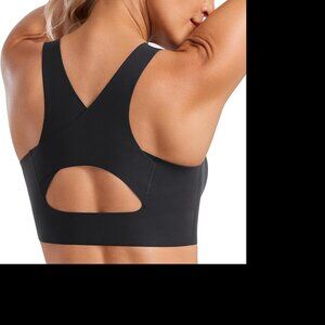 NWOT CRZ YOGA Womens Flex Sculpt Racerback Sports Bra